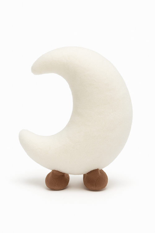 Squishy crescent moon plush